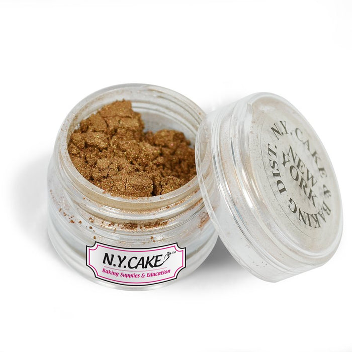 Aztec Gold Luster Dust 2 grams - NY Cake | Cake Decorating & Baking Supplies