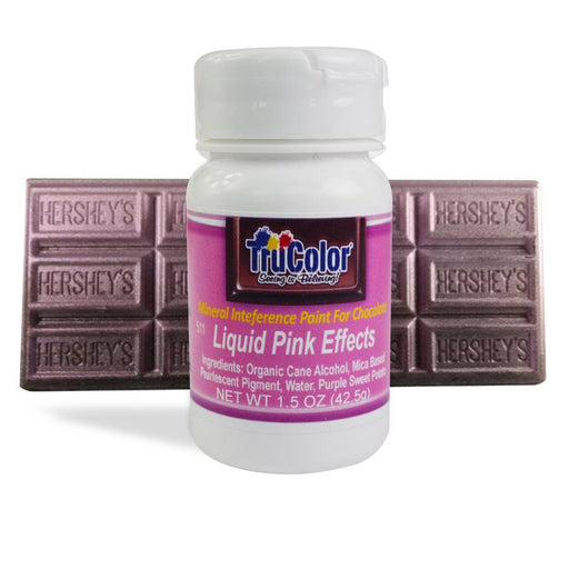 Pink Liquid Effects Natural Food Color By TruColor 1.5 Ounce - NY Cake | Cake Decorating & Baking Supplies