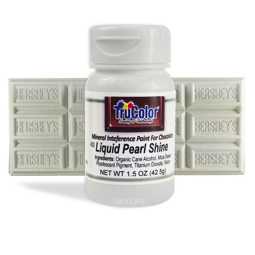 Pearl Liquid Shine Natural Food Color By TruColor 1.5 Ounce - NY Cake | Cake Decorating & Baking Supplies