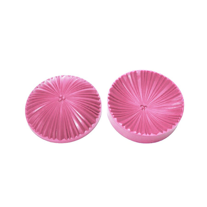 Large concave sphere silicone flower veiner set of 2 for fondant and gum paste