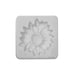 Large daisy silicone fondant mold with detailed flower petals for creating fondant, gum paste, chocolate and cake decorations.