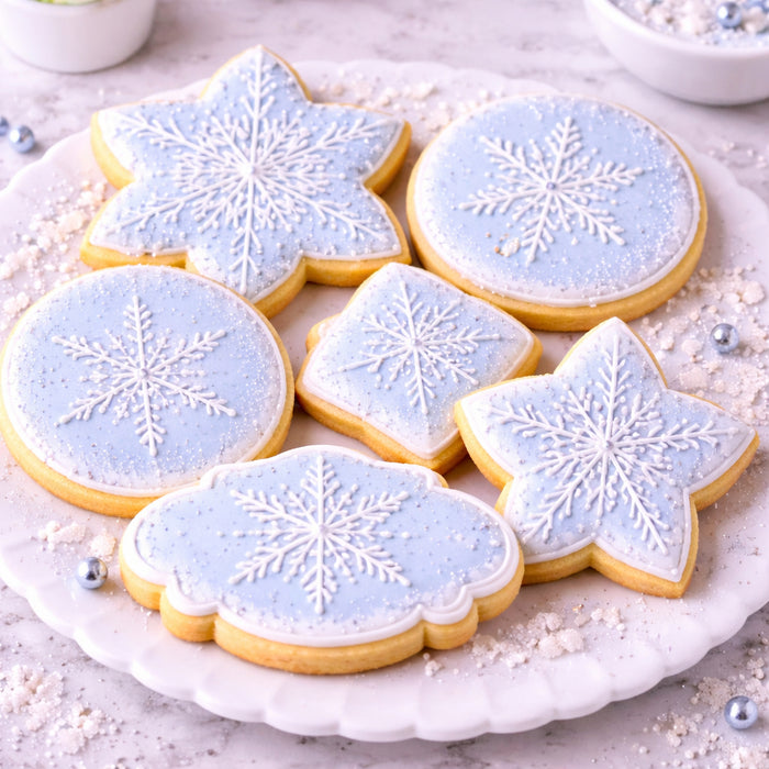 Large Jeweled Snowflakes Stencil Set