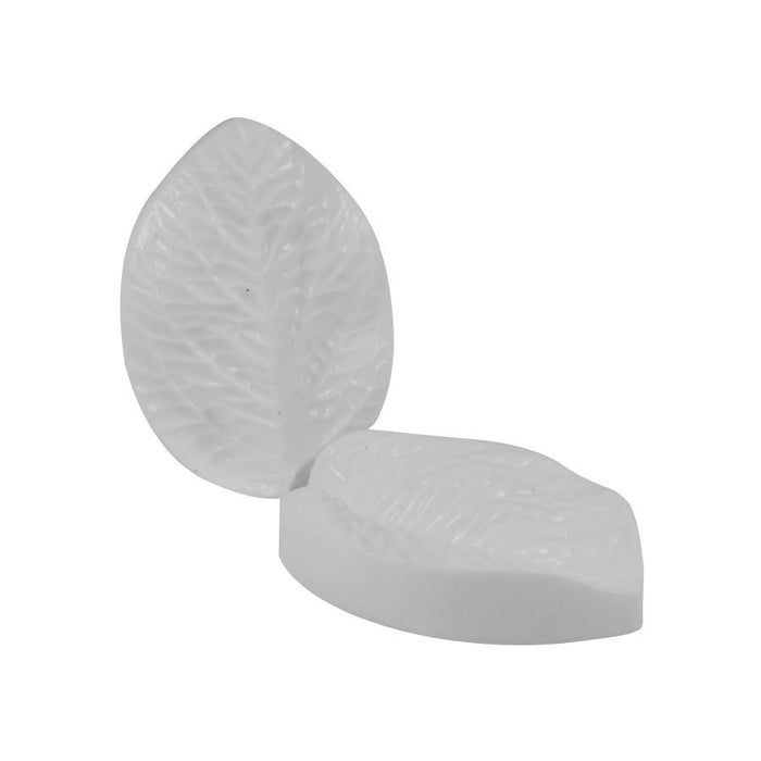 Large silicone rose leaf veiner mold for fondant, gum paste, flower paste, modeling chocolate, and realistic sugar flower cake decorating.
