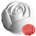 Large rose silicone baking and freezing mold for creating detailed rose-shaped cakes, mousse, chocolate and frozen desserts.