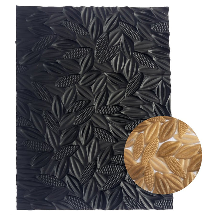 Leaf Silicone Impression Mat for Fondant Cake Decorating Texture Design