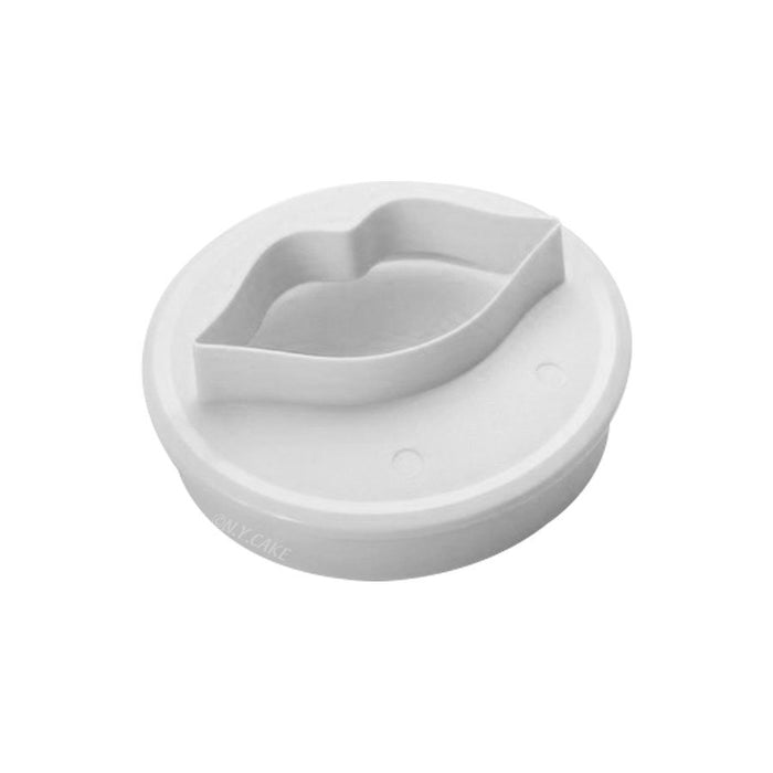 FMM Lips Cutter made from FDA-approved plastic for creating fondant lips, cupcake toppers, gum paste decorations and cake decorating.