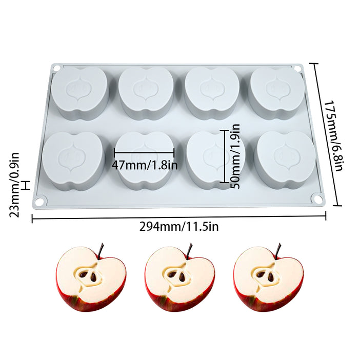Half Apple Silicone Baking Mold