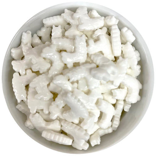 White Llama Candy Sprinkles 5 oz - NY Cake | Cake Decorating & Baking Supplies