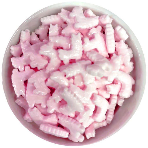 Pink Llama Candy Sprinkles 3 oz - NY Cake | Cake Decorating & Baking Supplies