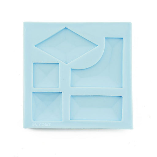 Square Diamond Jewel Silicone Mold - NY Cake | Cake Decorating & Baking Supplies