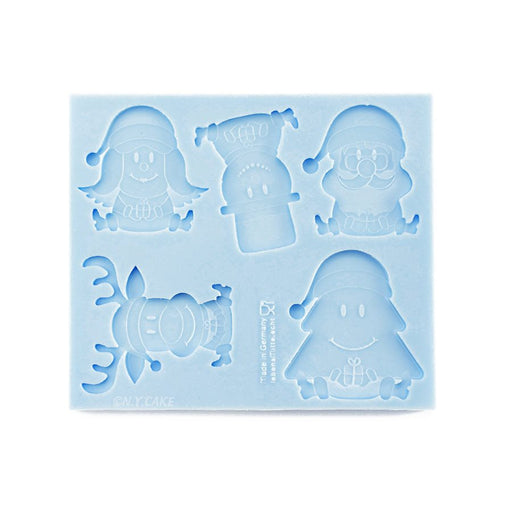 Christmas Santa, Reindeer, Snowman Silicone Mold - NY Cake | Cake Decorating & Baking Supplies