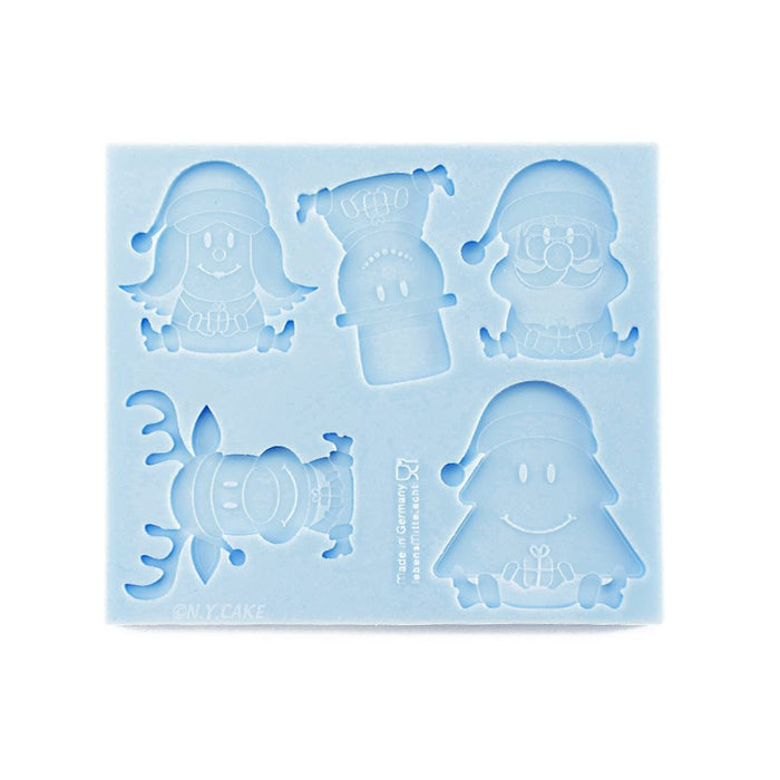 Christmas Santa, Reindeer, Snowman Silicone Mold - NY Cake | Cake Decorating & Baking Supplies