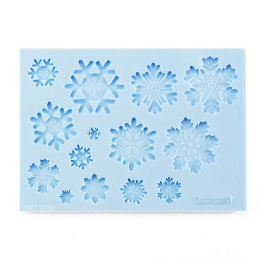 Snowflakes Silicone Mold - NY Cake | Cake Decorating & Baking Supplies