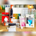 Macaron baking and decorating kit with silicone mats, piping bags, piping tip, oven thermometer, scraper and decorating dust