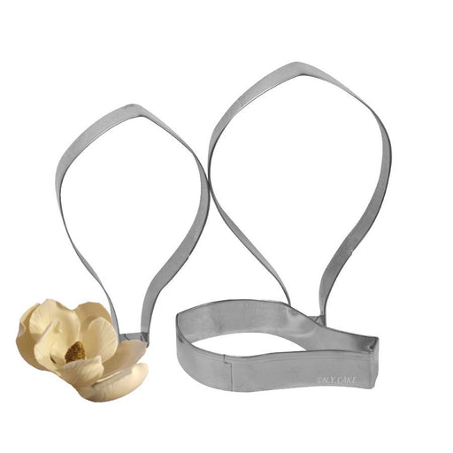 Magnolia Cutter Set of 3 stainless steel cutters by James Rosselle for gum paste and fondant