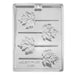 Maple leaf lollipop chocolate candy mold featuring detailed autumn leaf cavities for Thanksgiving treats, fall desserts, and seasonal favors.