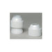 Ateco medium cake decorating coupler set with three reusable plastic couplers for piping bags and decorating tips