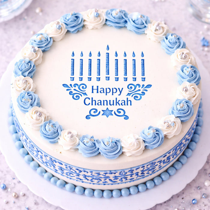 Menorah Cookie Stencil