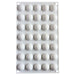 NY Cake Mini Bon Bon silicone baking and freezing mold with 35 round .17 oz cavities for chocolates, candy, cake bites, mousse and desserts