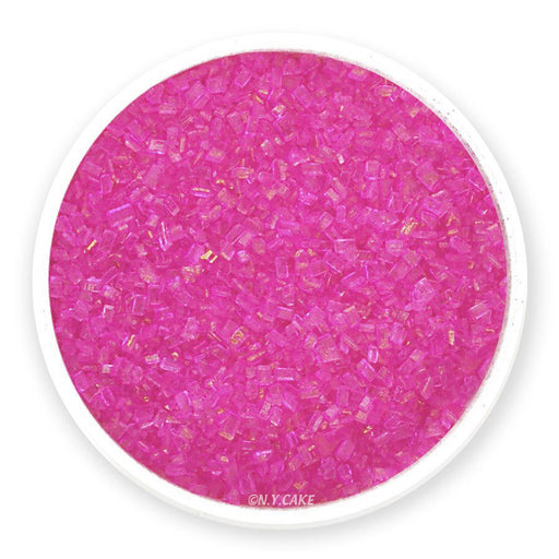 Pink Natural Coarse Sugar Crystals - NY Cake | Cake Decorating & Baking Supplies