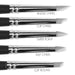 Professional silicone brush set with multiple decorating tip styles for cake decorating, chocolate work, edible painting, and pastry detailing.