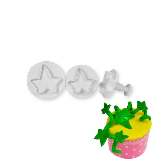 Ivy Leaf Plunger Cutter - Small - NY Cake | Cake Decorating & Baking Supplies