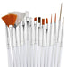 Fine Tip Brush Set of 15 - NY Cake | Cake Decorating & Baking Supplies