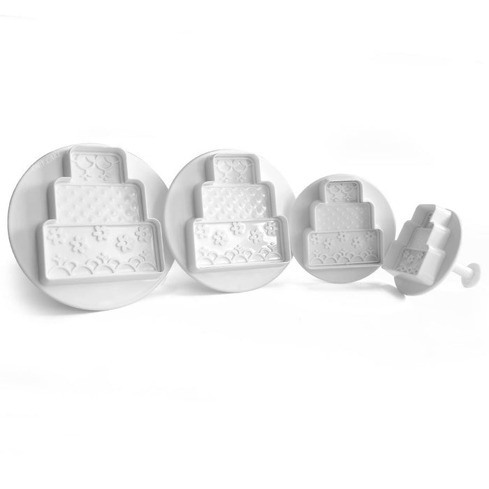 Cakes Plunger Cutter Set of 4 - NY Cake | Cake Decorating & Baking Supplies