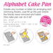 Alphabet and Number Cake Pan - NY Cake | Cake Decorating & Baking Supplies