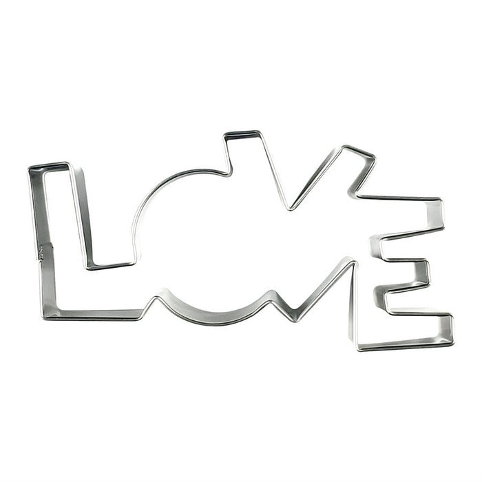 "Love" Cookie/Pastry Cutter (Stainless Steel) - NY Cake | Cake Decorating & Baking Supplies