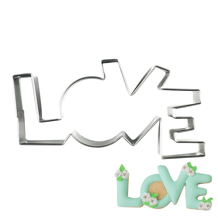 "Love" Cookie/Pastry Cutter (Stainless Steel) - NY Cake | Cake Decorating & Baking Supplies