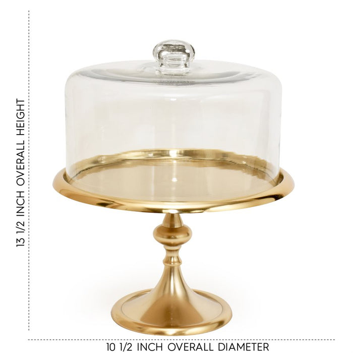 10 1/2" Gold Classic Cake Stand by NY Cake - NY Cake | Cake Decorating & Baking Supplies