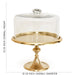 10 1/2" Gold Classic Cake Stand by NY Cake - NY Cake | Cake Decorating & Baking Supplies