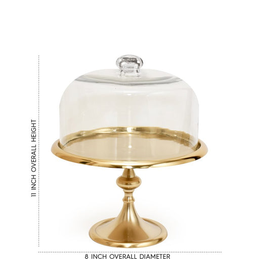 8" Gold Classic Cake Stand by NY Cake - NY Cake | Cake Decorating & Baking Supplies