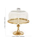 8" Gold Classic Cake Stand by NY Cake - NY Cake | Cake Decorating & Baking Supplies