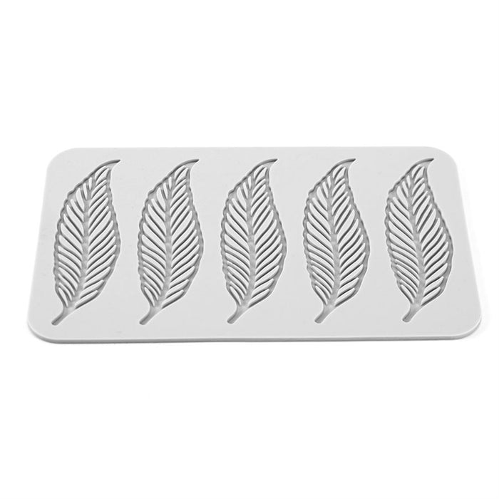 Feather Leaf Lace Tuile Silicone Mold