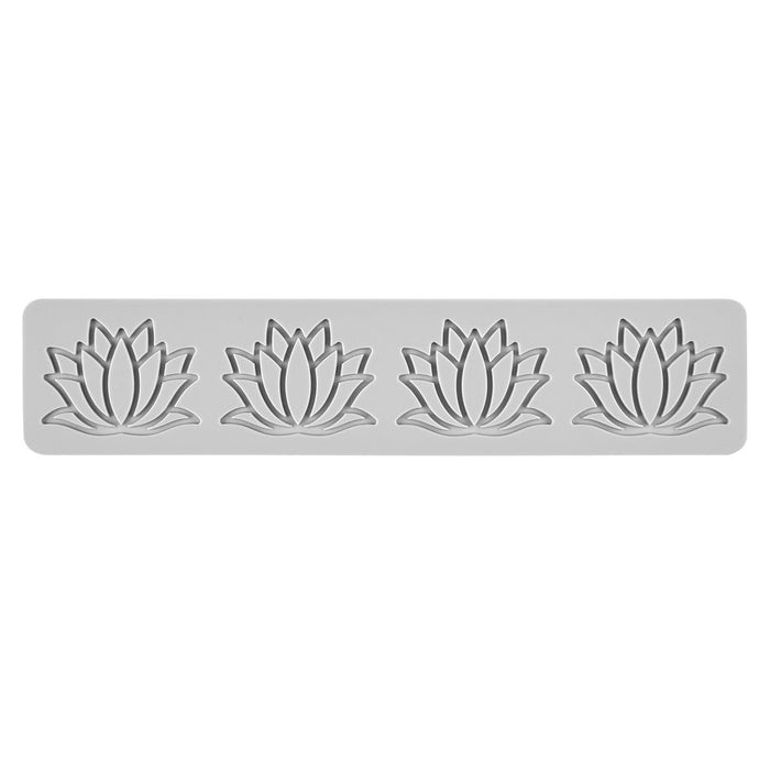 "Lotus" Lace Tuile Silicone Mold - NY Cake | Cake Decorating & Baking Supplies