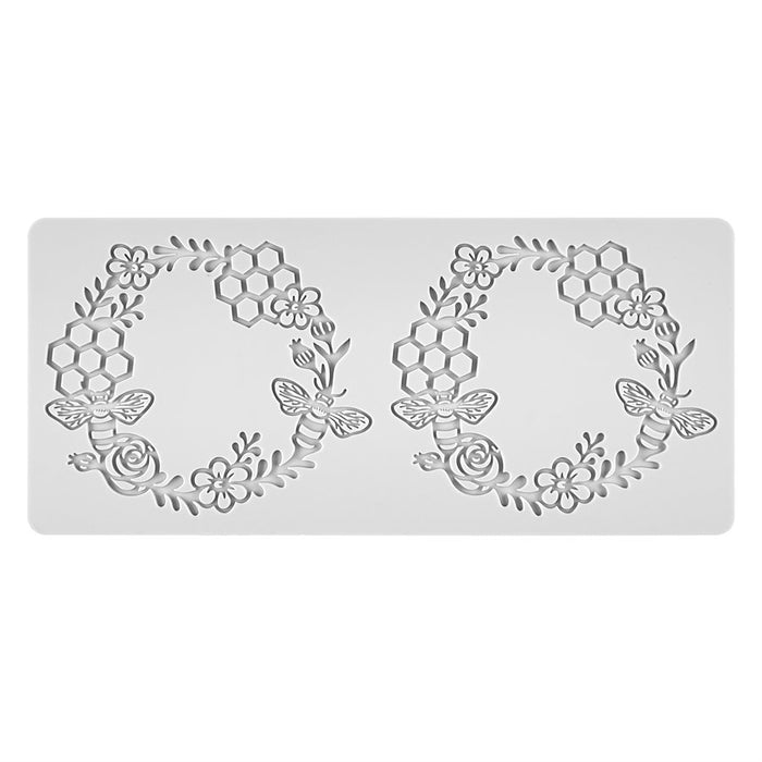 "Haku" Lace Tuile Silicone Mold - NY Cake | Cake Decorating & Baking Supplies