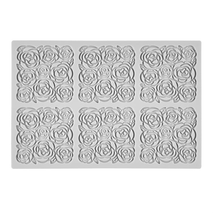 "Rosette" Lace Tuile Silicone Mold - NY Cake | Cake Decorating & Baking Supplies