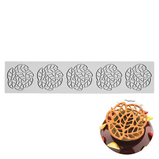 "Lamina" Lace Tuile Silicone Mold - NY Cake | Cake Decorating & Baking Supplies