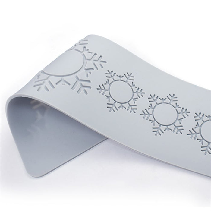 Stellar Snowflake Lace Tuile Silicone Mold - NY Cake | Cake Decorating & Baking Supplies