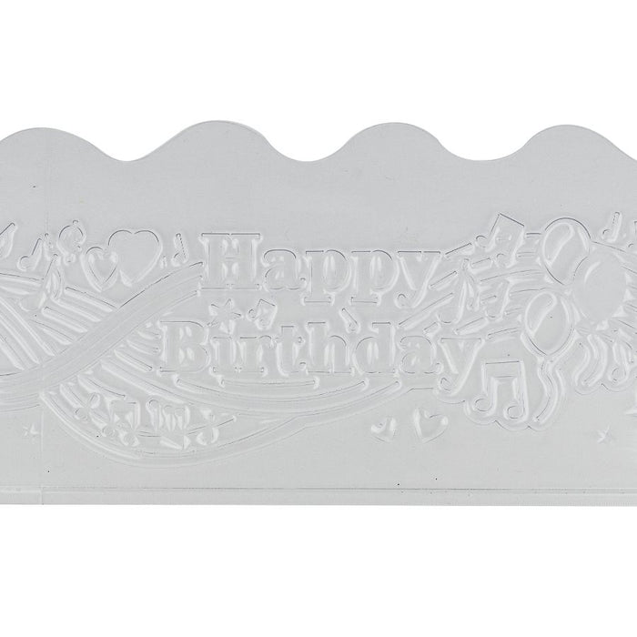 Happy Birthday Plastic Impression Mat - NY Cake | Cake Decorating & Baking Supplies