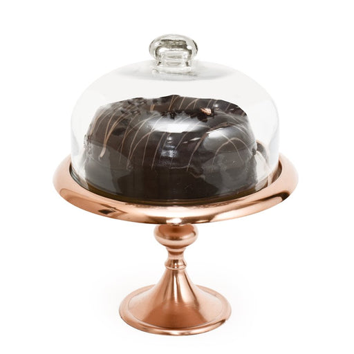 8" Rose Gold Classic Cake Stand by NY Cake - NY Cake | Cake Decorating & Baking Supplies