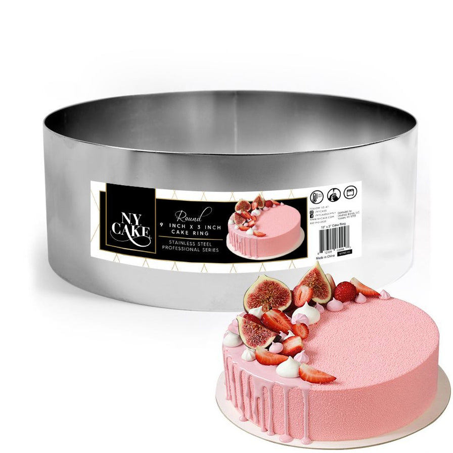 Cake Rings, Mousse Molds & Tart Rings | Stainless Steel Pastry Rings ...