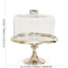 10 1/2" Silver Classic Cake Stand by NY Cake - NY Cake | Cake Decorating & Baking Supplies