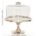 11 3/4" Silver Classic Cake Stand by NY Cake - NY Cake | Cake Decorating & Baking Supplies