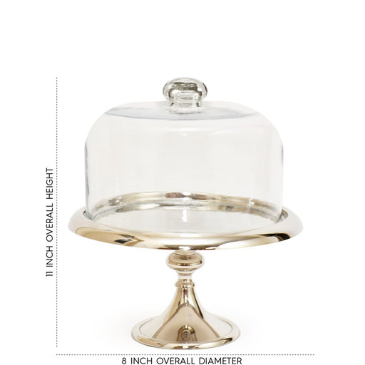 8" Silver Classic Cake Stand by NY Cake - NY Cake | Cake Decorating & Baking Supplies