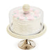 8 1/2" Silver Pearl Cake Stand by NY Cake - NY Cake | Cake Decorating & Baking Supplies