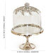 12" Silver Royal Dome Cake Stand by NY Cake - NY Cake | Cake Decorating & Baking Supplies