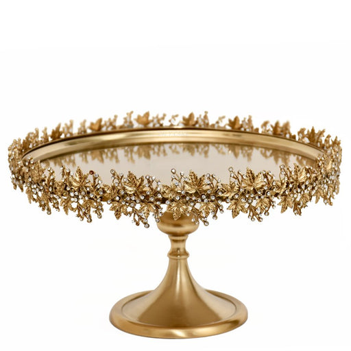 14" Gold Tiara Cake Stand by NY Cake - NY Cake | Cake Decorating & Baking Supplies